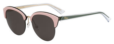 Christian Dior Diorun Sunglasses, 0BKL(QT) Gold Pink Green