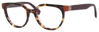 Fendi Ff 0131 Eyeglasses, 0MFX(00) Havana Plum