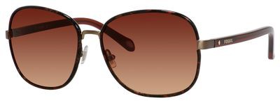 Fossil Fossil 2023/S Sunglasses, 0BWP(C7) Antique Gold Havana