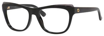 Gucci Gucci 3783 Eyeglasses, 0D28(00) Shiny Black