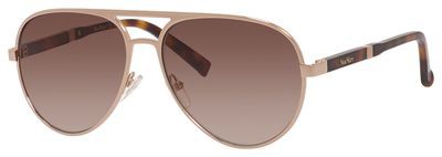 Max Mara Mm Design Sunglasses, 0000(JD) Rose Gold