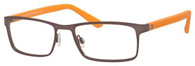 Tommy Hilfiger T_hilfiger 1326 Eyeglasses, 003V(00) Brown Orange
