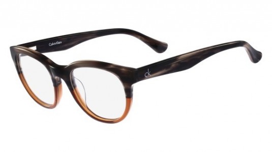 Calvin Klein CK5887 Eyeglasses, (064) STRIPED GREY/BURNT