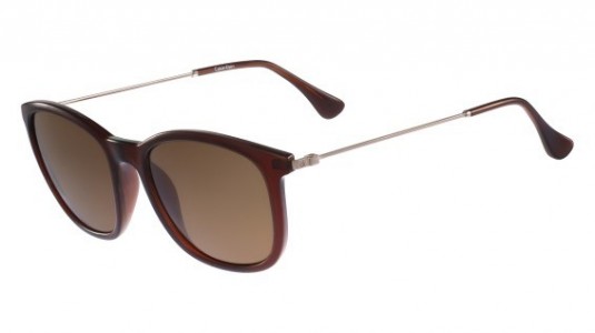 Calvin Klein CK3173S Sunglasses, (201) SHINY BROWN