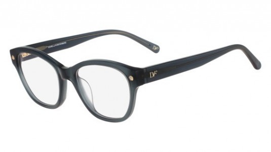 Diane Von Furstenberg DVF5072 Eyeglasses, (458) MILKY BLUE