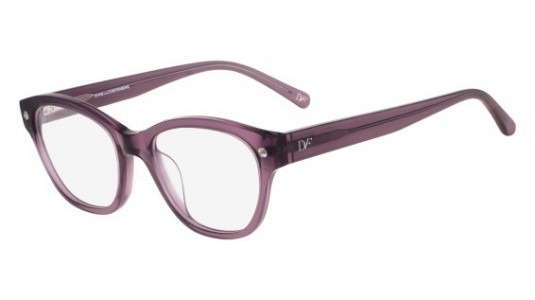 Diane Von Furstenberg DVF5072 Eyeglasses, (513) MILKY PURPLE