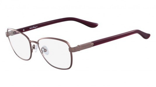 Ferragamo SF2144 Eyeglasses, 606 SHINY LIGHT ROSE