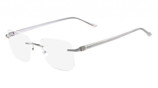 Ferragamo SF2515 Eyeglasses, (045) SHINY SILVER