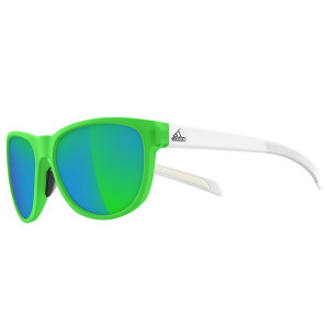 adidas wildcharge a425 Sunglasses, 6056 GREEN MATT/WHITE