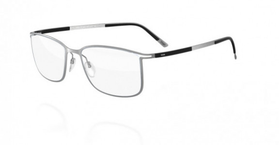 Silhouette Titan Contour Full Rim 5438 Eyeglasses, 6051 Silver / Black