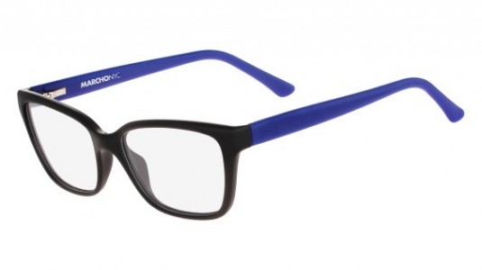 Marchon M-ROMA Eyeglasses, (001) BLACK