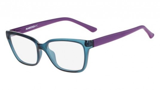 Marchon M-ROMA Eyeglasses, (320) TEAL