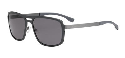 HUGO BOSS Black Boss 0724/S Sunglasses, 0KDR(3H) Gray Ruthenium