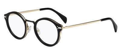 Celine Celine 41380 Eyeglasses, 0ANW(00) Black Gold