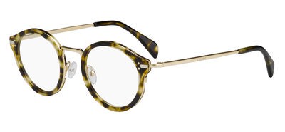 Celine Celine 41380 Eyeglasses, 0J1L(00) Havana Green Gold