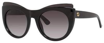 Gucci Gucci 3781/S Sunglasses, 0D28(9O) Shiny Black