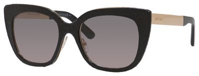 Jimmy Choo Safilo Nita/S Sunglasses, 0J7V(EU) Black Leather
