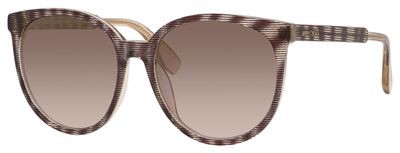 Jimmy Choo Safilo Reece/S Sunglasses, 0LXA(NH) Striped Glitter Brown