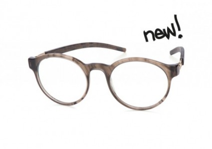 ic! berlin Werner A. Eyeglasses, Brown-Driftwood-Matte