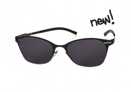ic! berlin Tina H. Sunglasses, Black / Black Nylon