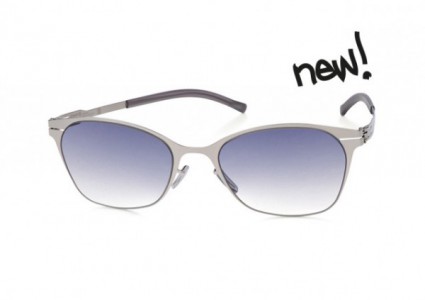 ic! berlin Tina H. Sunglasses, Pearl / Black-Clear Nylon