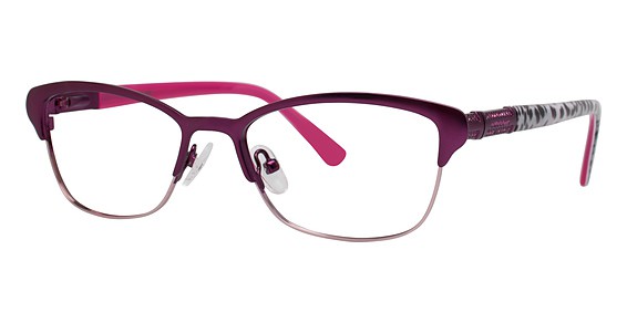 Avalon 8055 Eyeglasses, Plum Leopard
