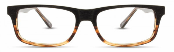 Adin Thomas AT-328 Eyeglasses, 2 - Black / Cocoa