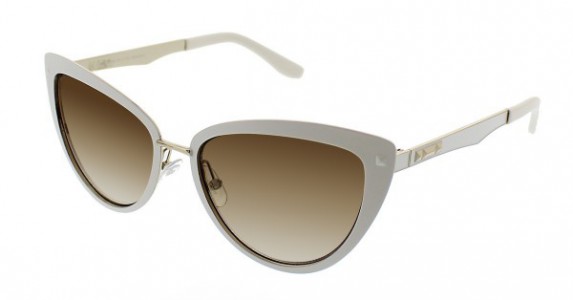 BCBGMAXAZRIA SEDUCTIVE Sunglasses, White