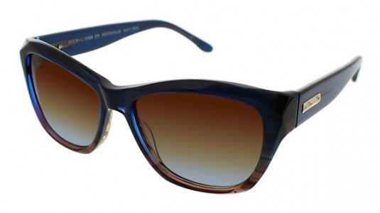 BCBGMAXAZRIA SPECTACULAR Sunglasses, Navy Fade