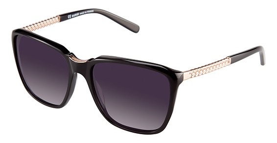 Balmain 2071 Sunglasses, C01 BLACK (GRADIENT GREY)