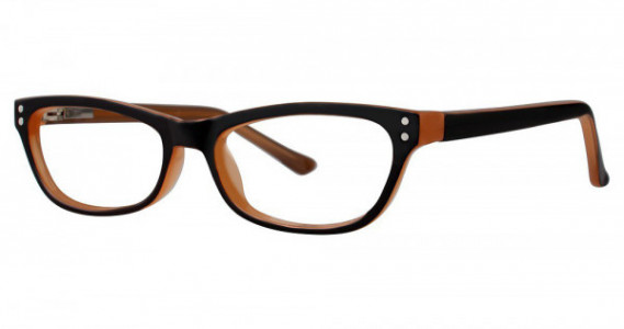 Modern Optical ADORABLE Eyeglasses, Black/Brown