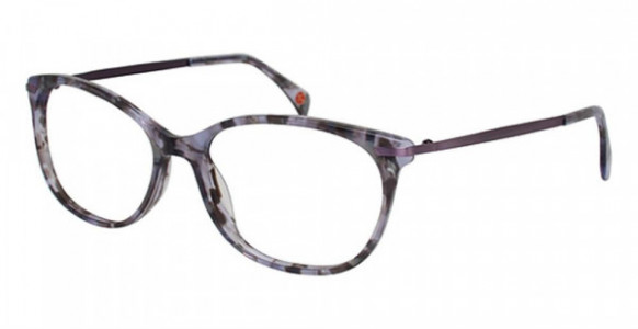 Fleur de Lis L121 Eyeglasses, Purple