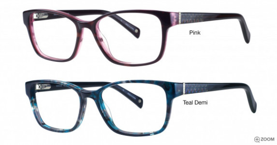 Bulova Buckingham Eyeglasses, Tortoise/Pink