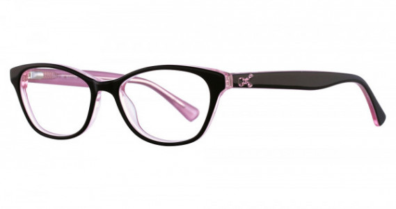 Karen Kane Claudia Eyeglasses, Black/Pink
