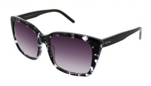 Ellen Tracy GAZI Sunglasses, Black Marble