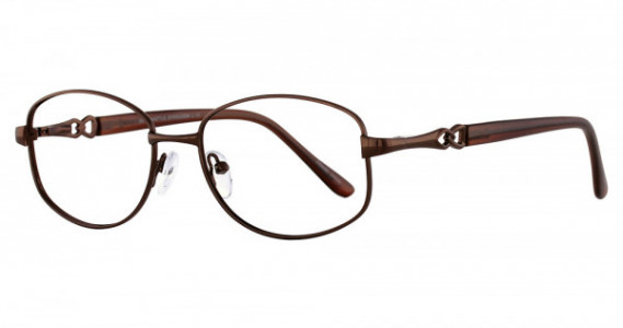 Smilen Eyewear Gotham Premium Steel 2 Eyeglasses, Brown