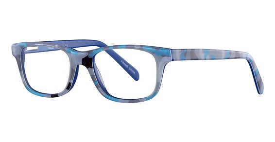 Smilen Eyewear Vibrant 5 Eyeglasses, Blue Demi
