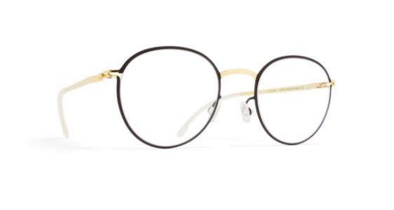 Mykita JAIS Eyeglasses, GOLD/DARK BROWN
