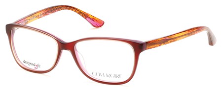 CoverGirl CG0447 Eyeglasses, 067 - Matte Red