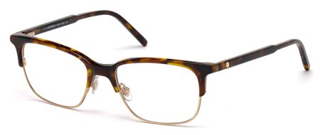 Montblanc MB0552 Eyeglasses, 052 - Dark Havana