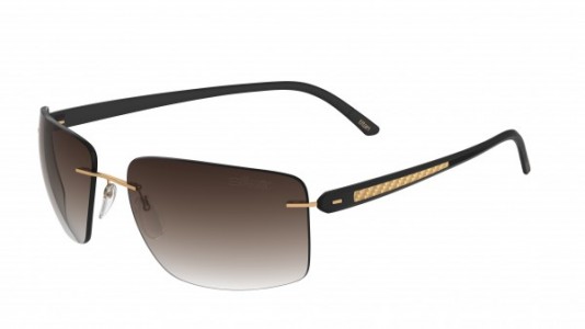 Silhouette Carbon T1 8686 Sunglasses, 6236 gold