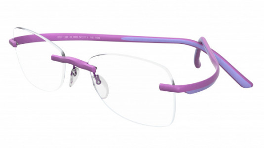 Silhouette SPX Match 1567 Eyeglasses, 6053 Purple Orchid