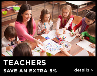Teachers Save An Extra 15%